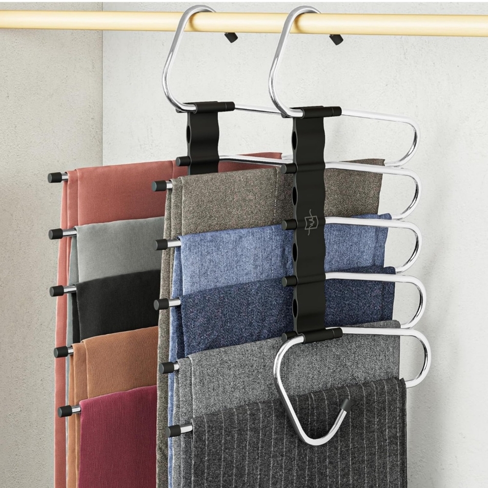 Multi-Tier Black Pants Hanger